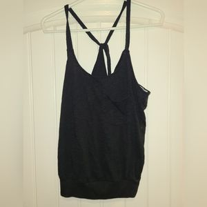Roxy T-Back Tank Top with Charm Detail